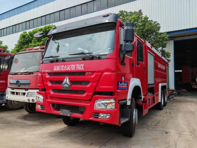 Salbas Oil and Gas industrial fire fighting vehicle manufactured by Chengli Special Automobile, built on Sinotruk HOWO chassis.