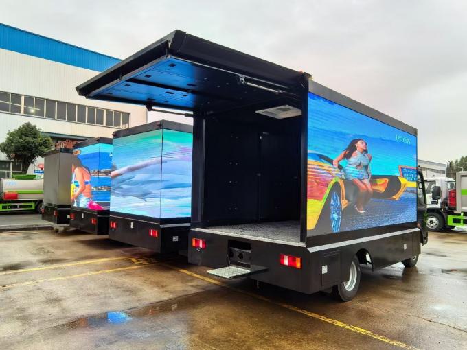 Mobile LED stages showcase stunning 3D videos