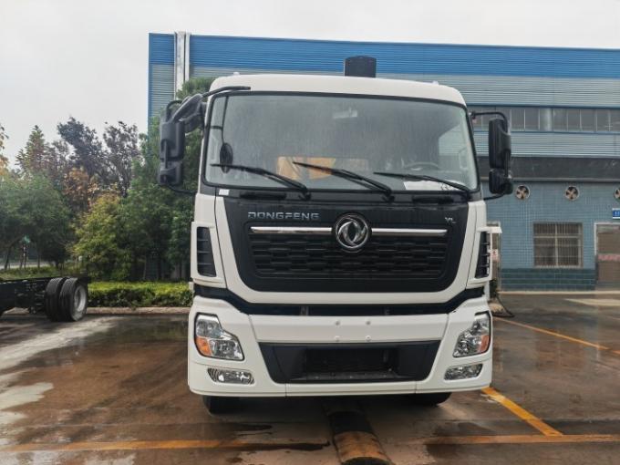 Dongfeng VL Series 375HP 6x4 Truck Cab Front View with DONGFENG and Double Swallow Logos at Chengli Factory