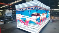 Frameless Full Color Led Mobile Billboard Advertising Box