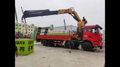 25 Ton Hydraulic Boom Crane with Articulated Arm Mounted on  CLW 10 tyre Truck