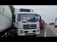 Dongfeng KR Hydraulic Lift Gate Transport Food Truck With Carrier Refrigerator Freezer Box 