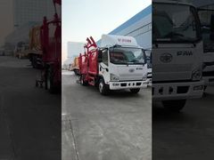 Dongfeng Hanging Bucket Side Self Load Rubbish Waste Garbage Truck For Street Garbage Collection