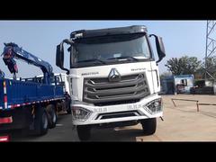 HOWO Heavy Duty Folding Hydraulic Telescopic Knuckle Boom Truck With GSQS250-5 Crane 