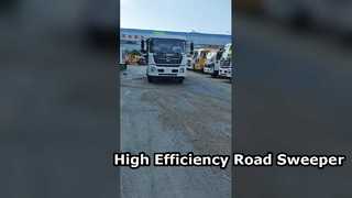 Limpieza de alta eficiencia del camión barredora de carreteras SINOTRUK HOWO
